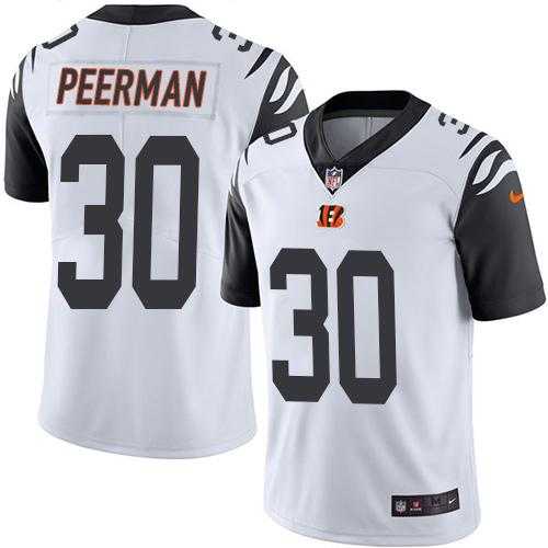 Nike Men & Women & Youth Bengals 30 Cedric Peerman White Color Rush Limited Jersey,We sell and wholesale Nike Men & Women & Youth Bengals 30 Cedric Peerman White Color Rush Limited Jersey on line form chian!